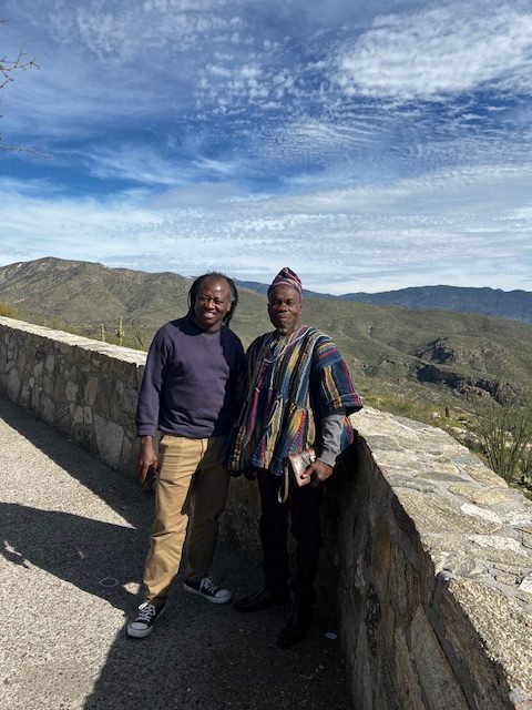rashid and kongwura in mountain lookout